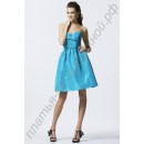 Голубое бальное платье из тафты
